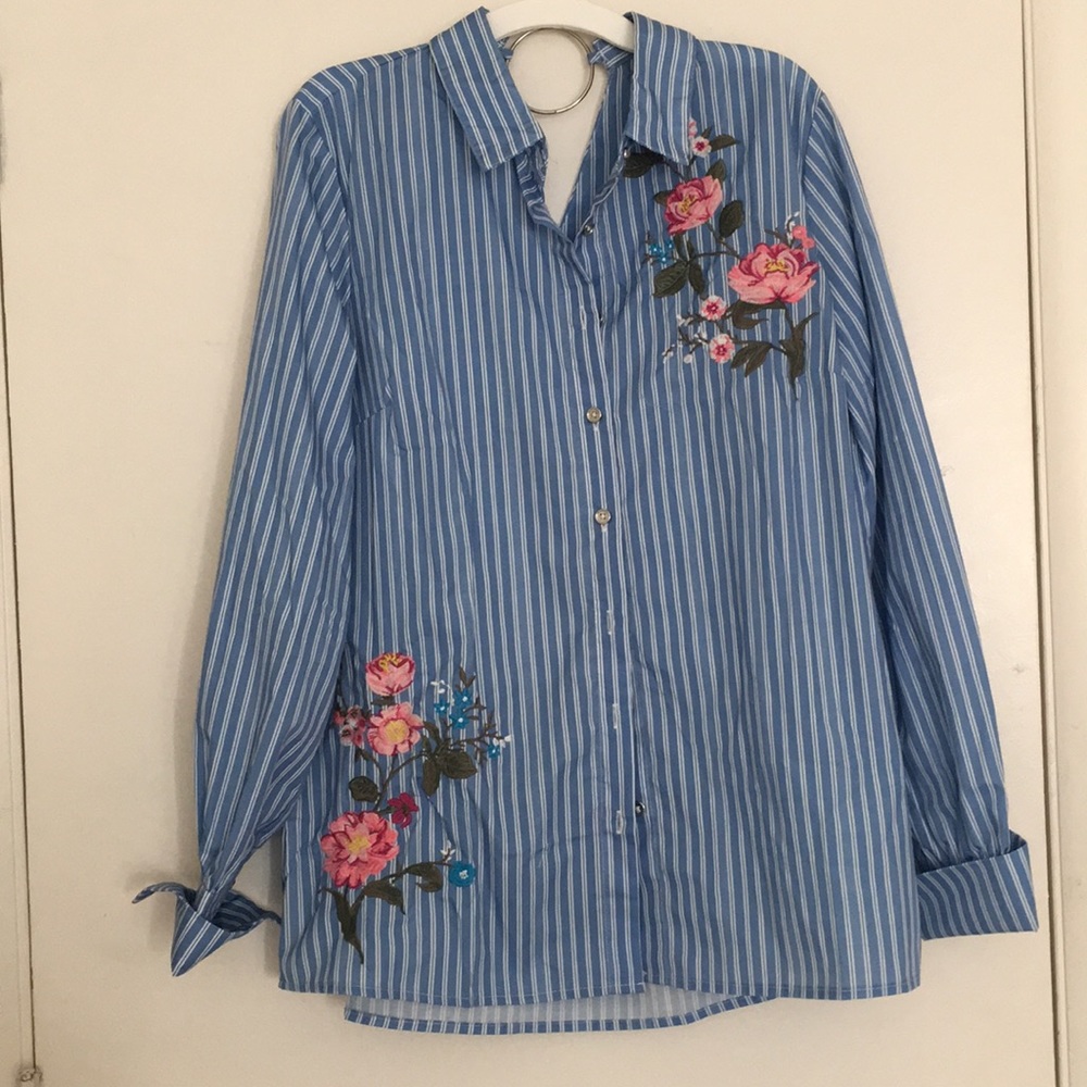 Embroidery top